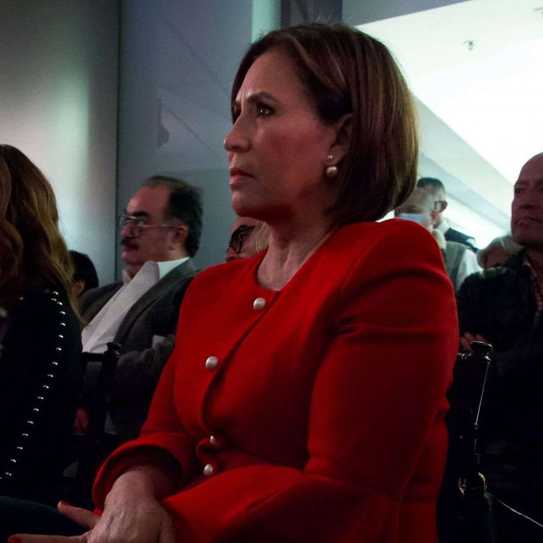 Rosario Robles durante la presentación de un libro
