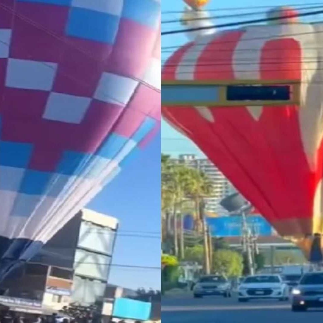 Caen Globos Aerostáticos Durante el Festival del Globo en León, Guanajuato