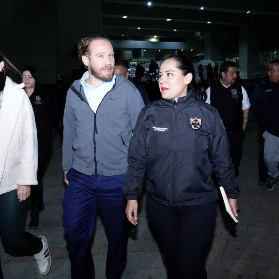 Sandra Cuevas y los alcaldes de Álvaro Obregón y Benito Juárez