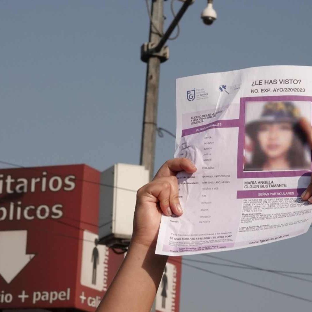 María Ángela fue vista por última vez el 19 de enero afuera de los sanitarios del paradero de Indios Verdes
