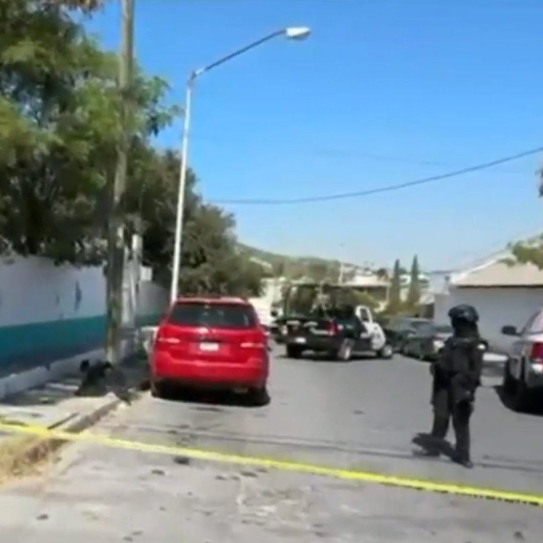 Zona resguardada por autoridades tras ataque a balazos