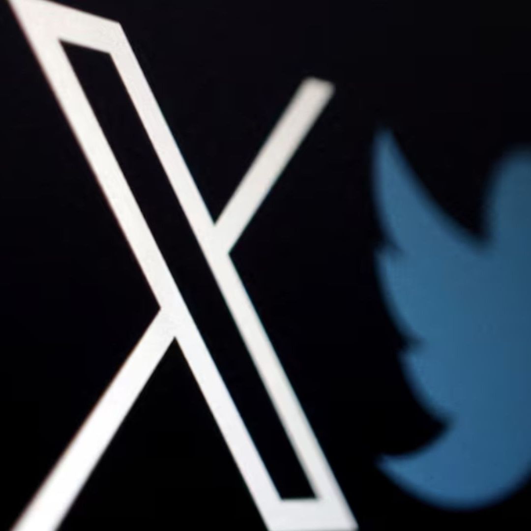 Un logo de la red social X.