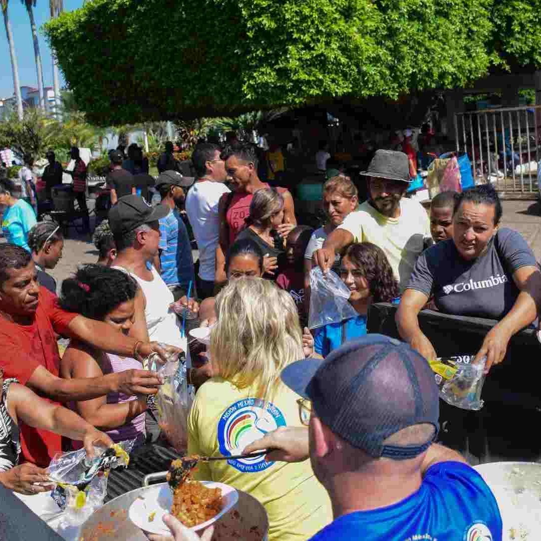 Migrantes en situación de calle en Chiapas