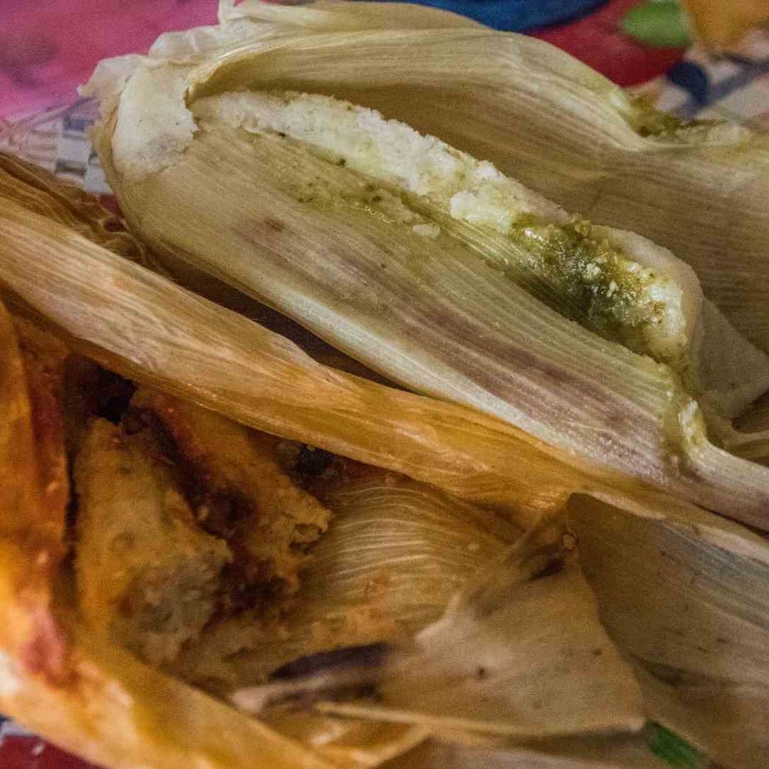 Venta de tamales por Día de la Candelaria