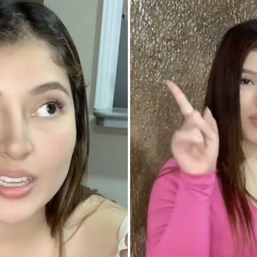 La modelo pidió en un TikTok que no compartan sus fotos de a gratis