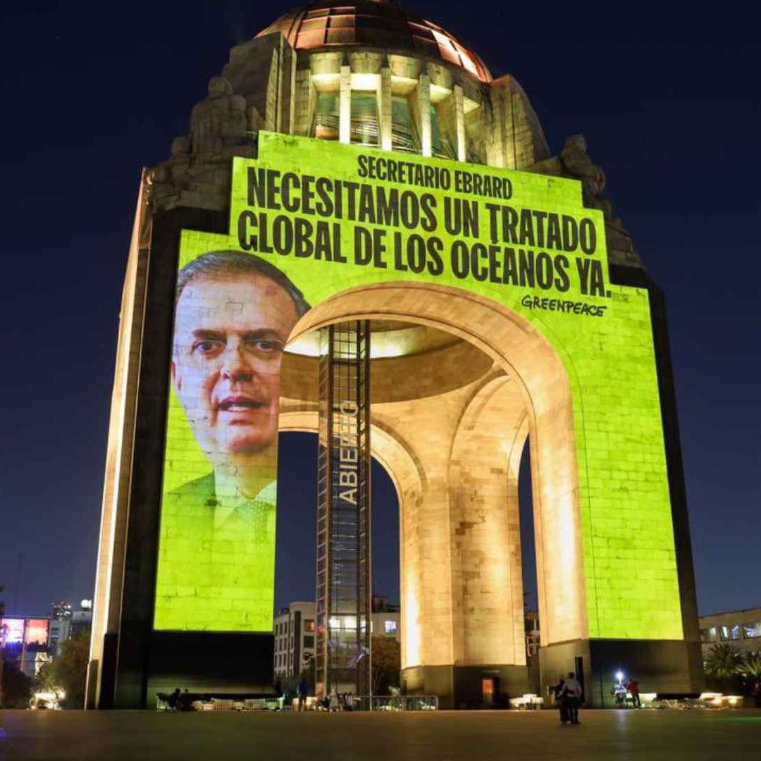 Greenpeace pide a Ebrard firmar acuerdo en pro de océanos
