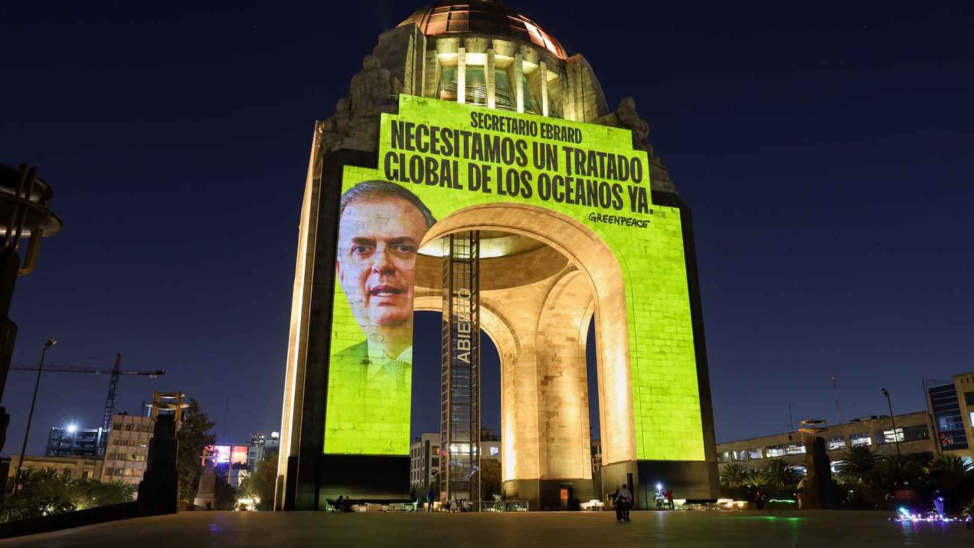 Greenpeace pide a Ebrard firmar acuerdo en pro de océanos