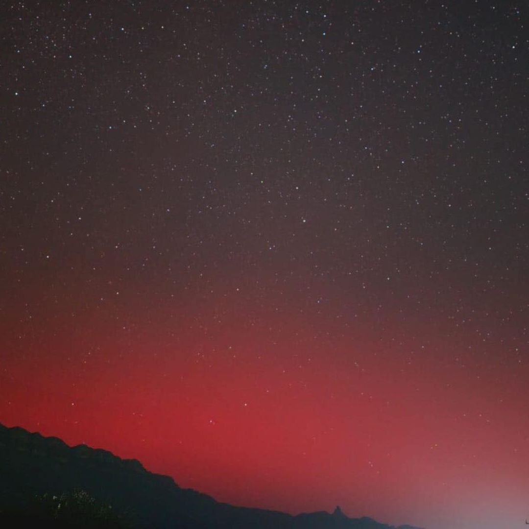 Captan aurora boreal en García