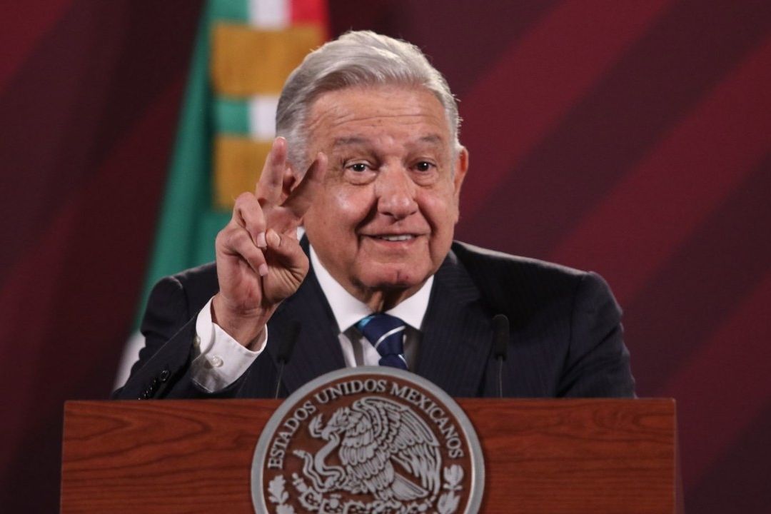 El presidente presentó su conferencia mañanaera desde Palacio Nacional