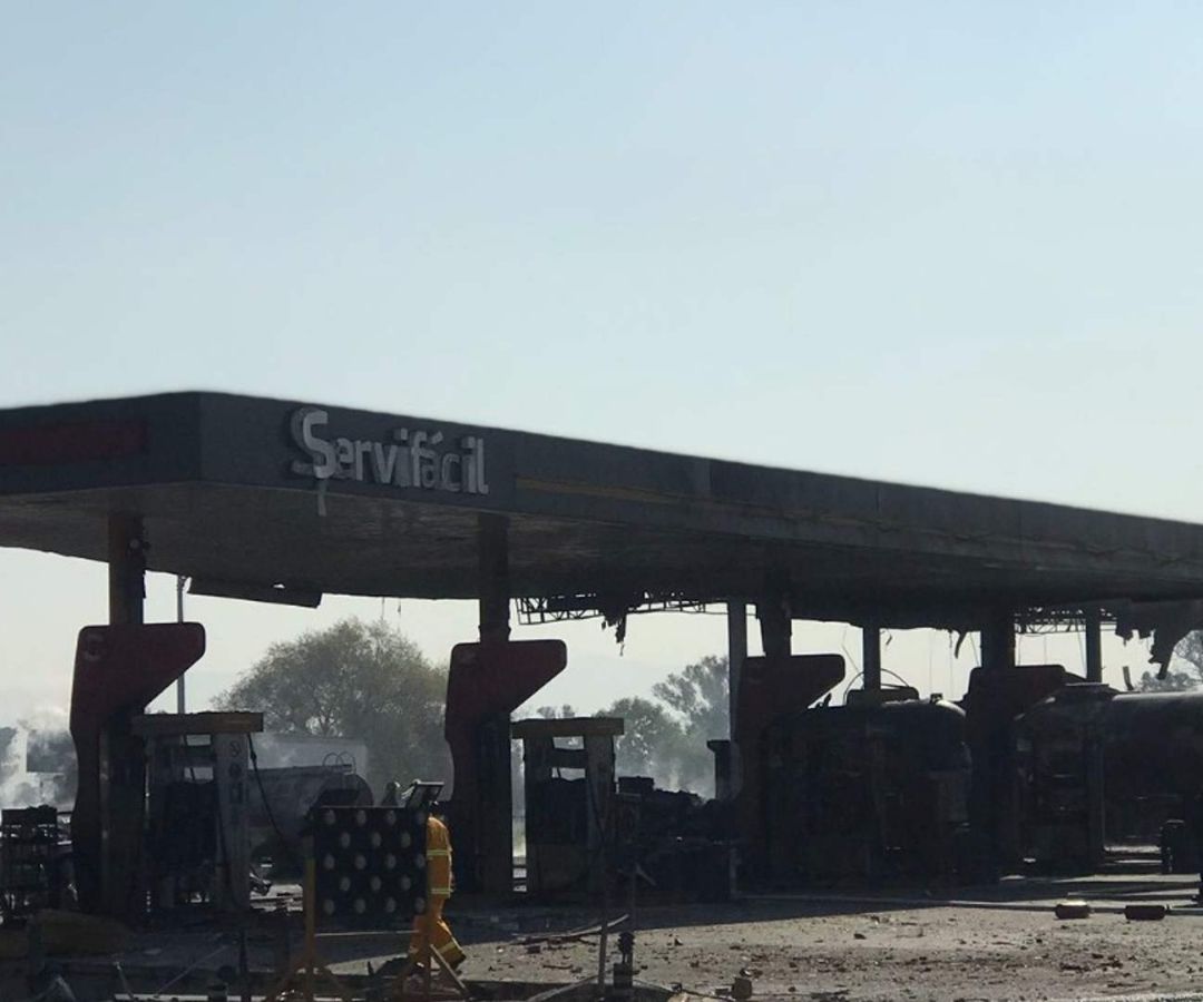 Por esta explosión la carretera Tula-Tlahuelilpan se encuentran cerradas