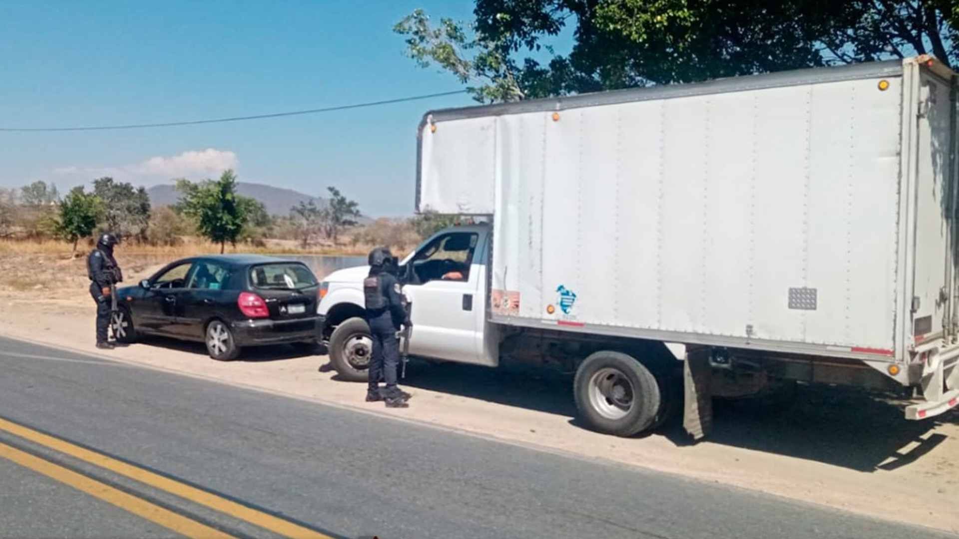 Fuerzas estatales reforzando las tareas de vigilancia. Foto: Twitter @SSPGro