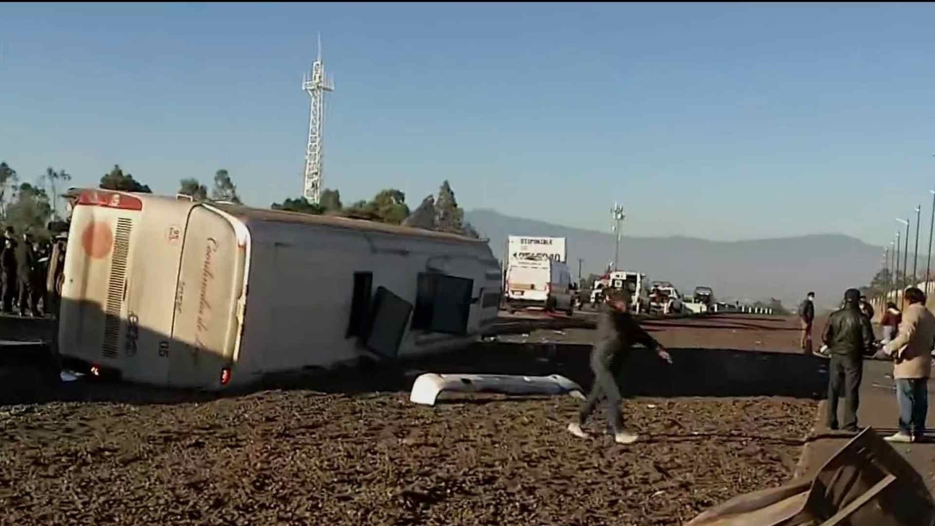 Se registra accidente en la México-Puebla