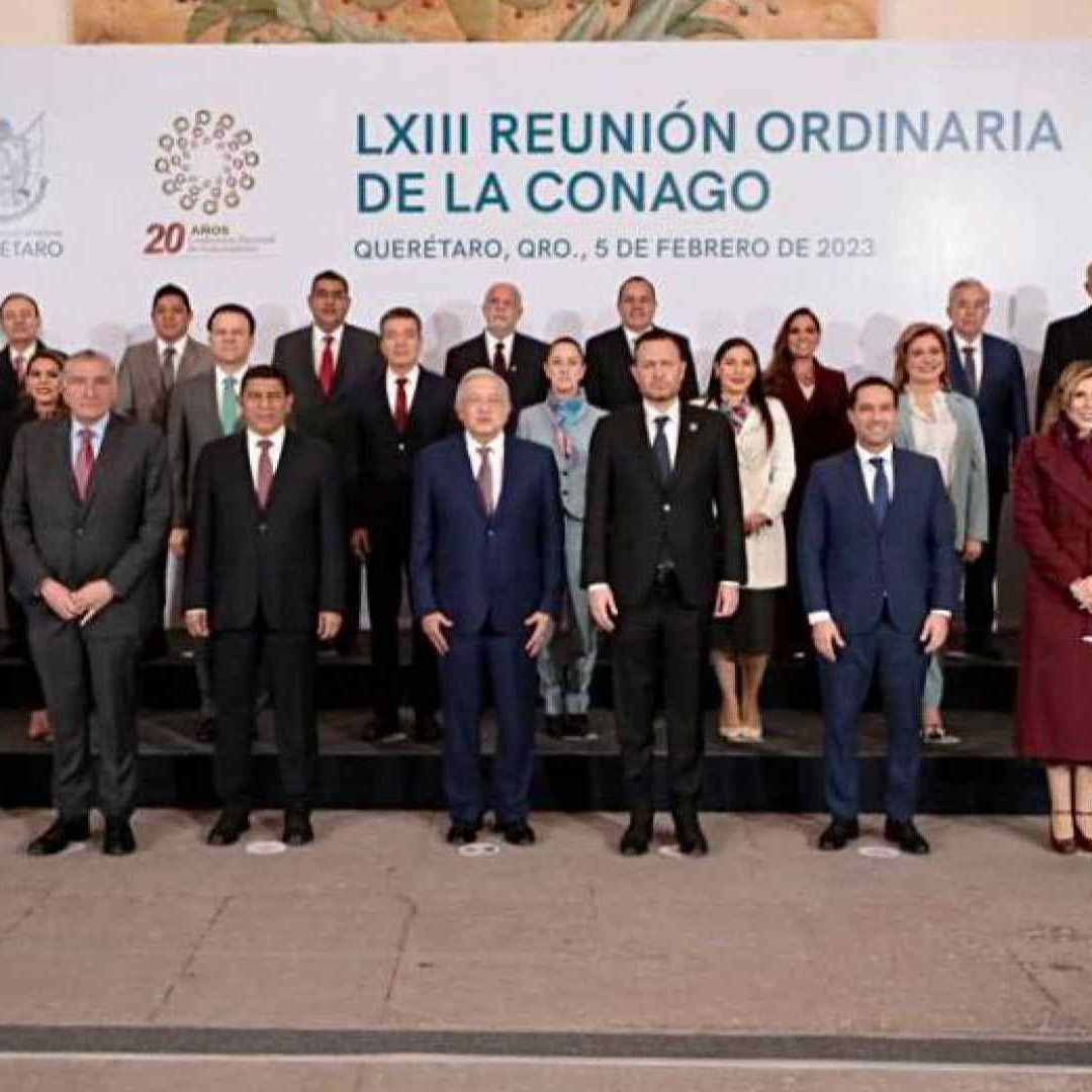 El Presidente de México dijo que decidió acudir a saludar a los gobernadores