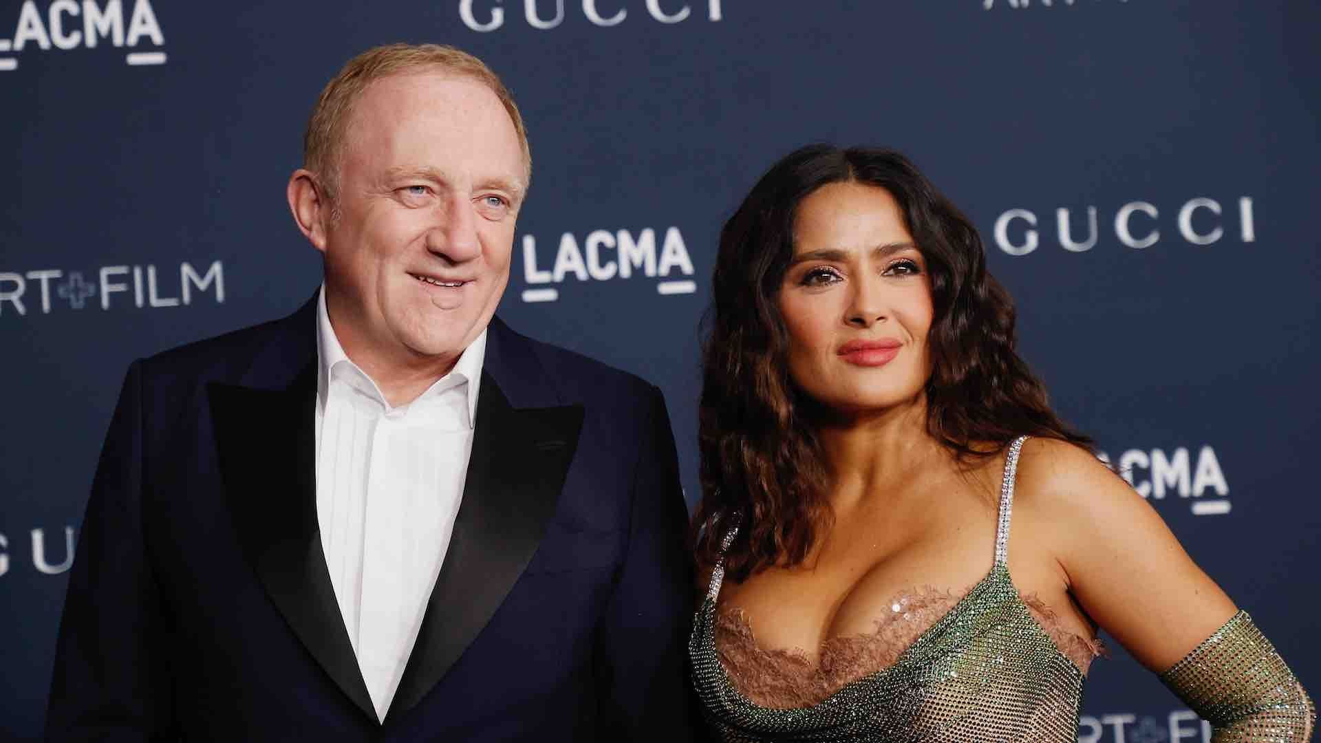 Salma Hayek y su marido François-Henri Pinault