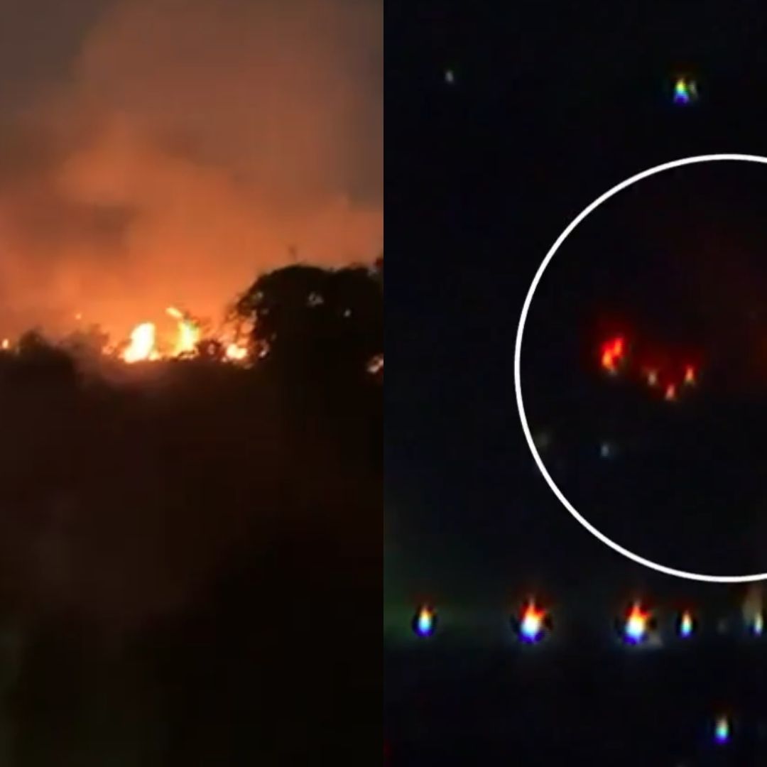 Reportan Incendio en la Sierra de Guadalupe, entre los Límites de CDMX y Edomex