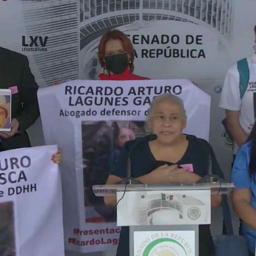 Ana Lucía Gasca, madre de Ricardo Arturo Lagunes Gasca, llamó a las autoridades a que agilicen la búsqueda de su hijo y de Antonio