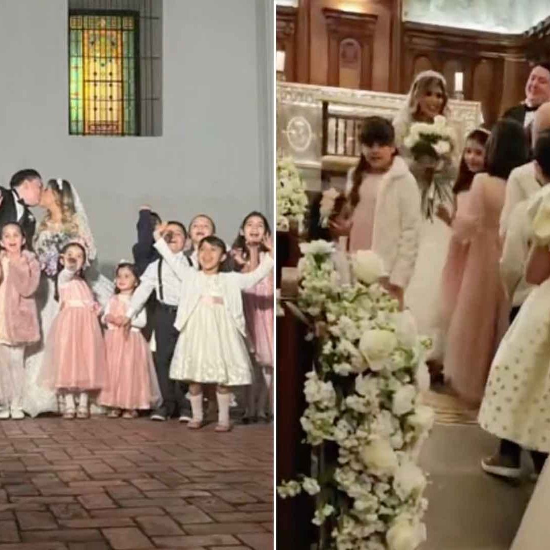 Maestra invitó a sus alumnos a que fueran pajes en su boda