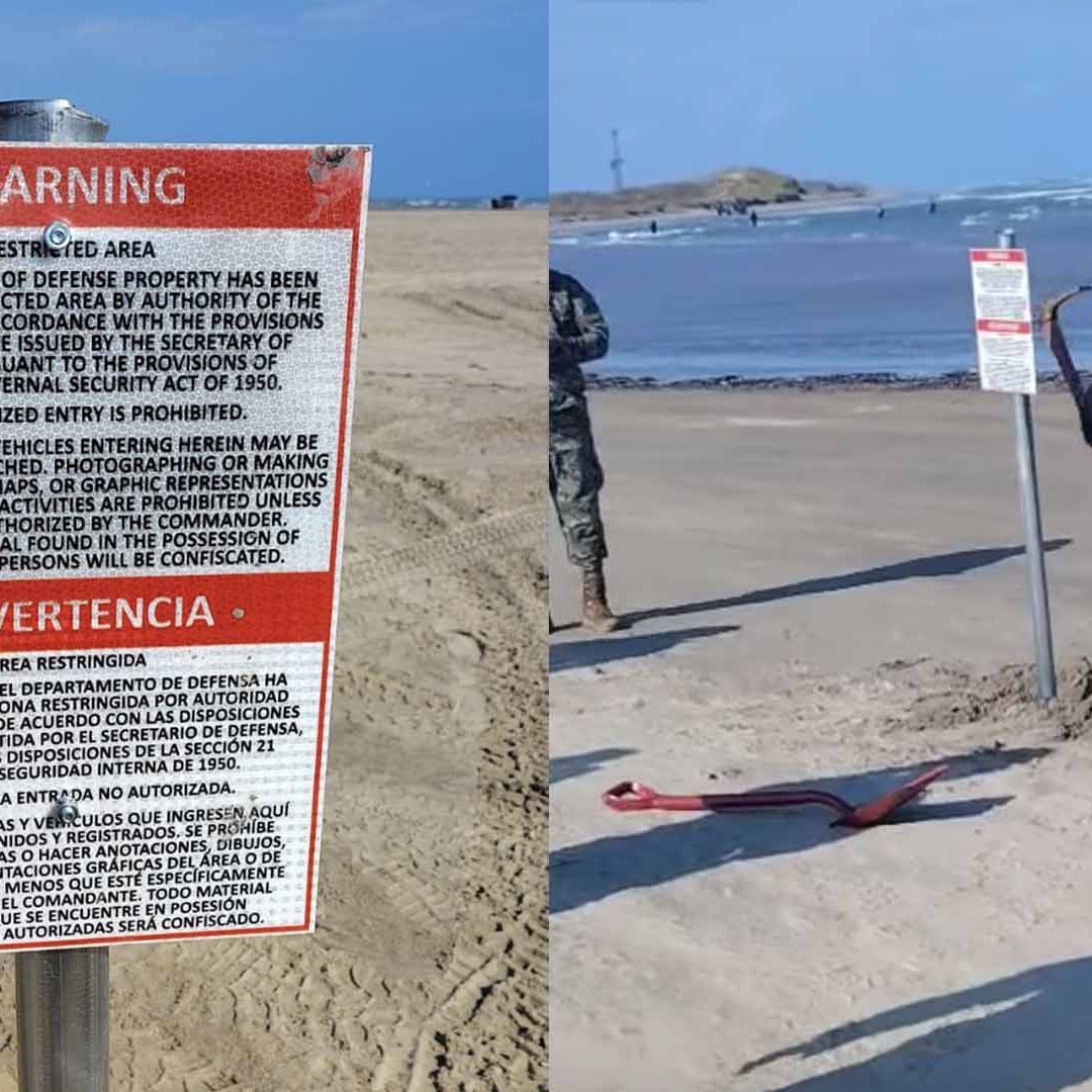 Gobierno de EUA Confirmó la Contratación de Empresa para Colocar Letreros en Playa Bagdad