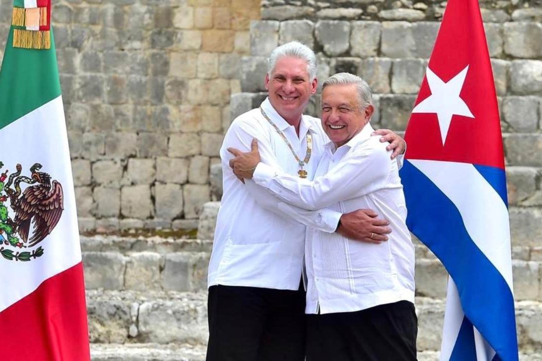El presidente de Cuba, Miguel Díaz-Canel, inició su cuarta visita a México
