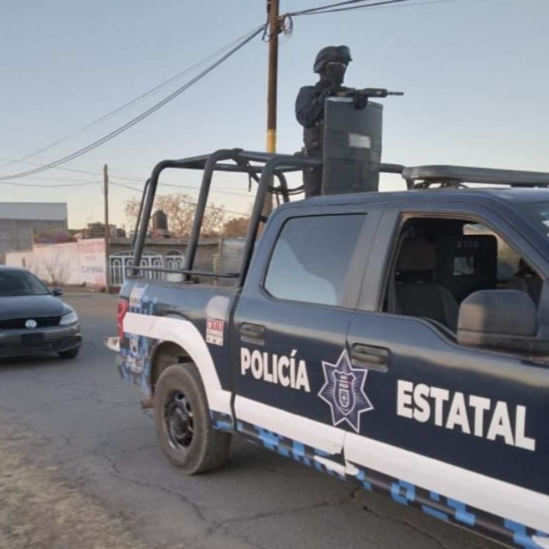 Operativo con elementos de seguridad en Zacatecas. Foto: Twitter @voceria_spz