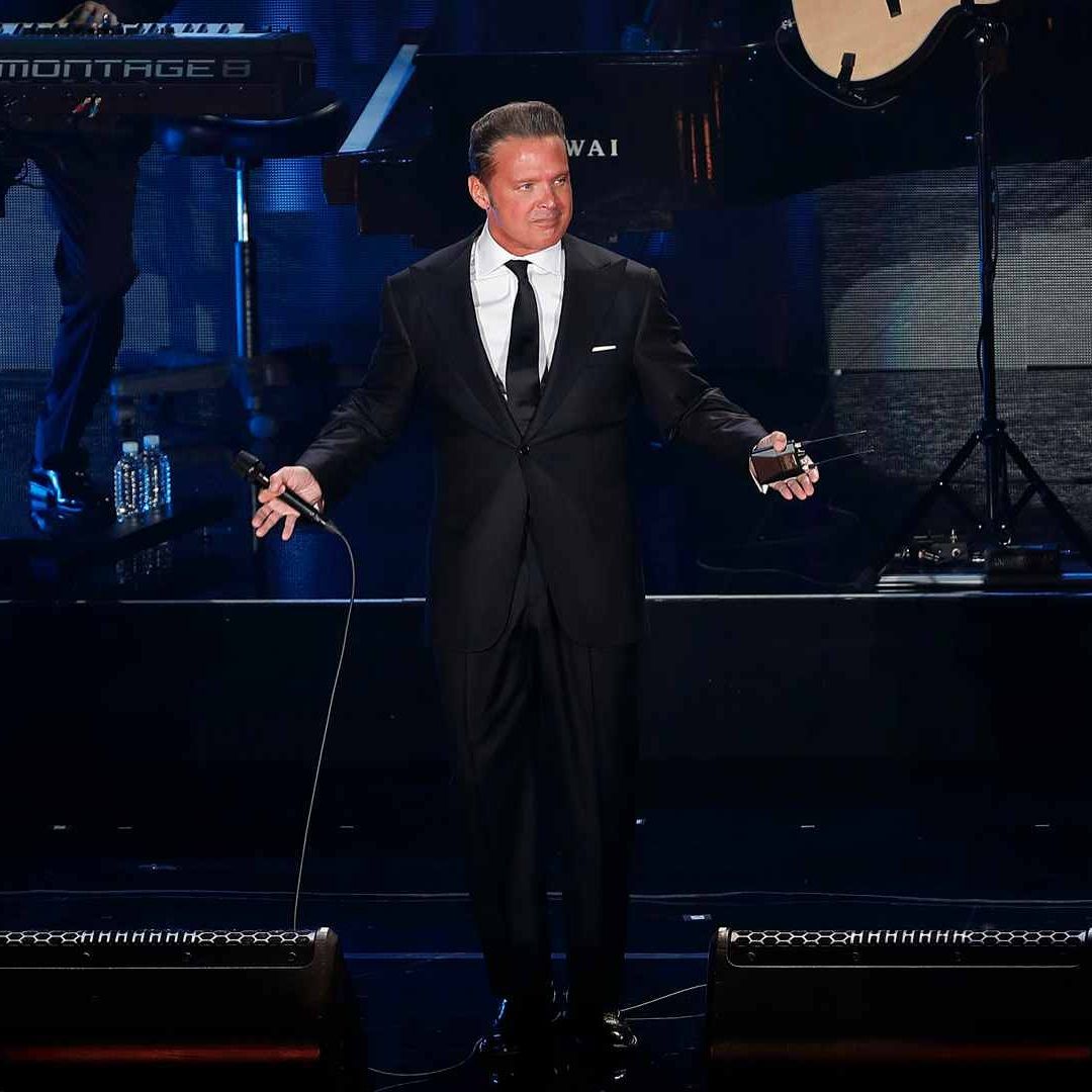 Luis Miguel durante una presentación en el Auditorio Nacional en 2018