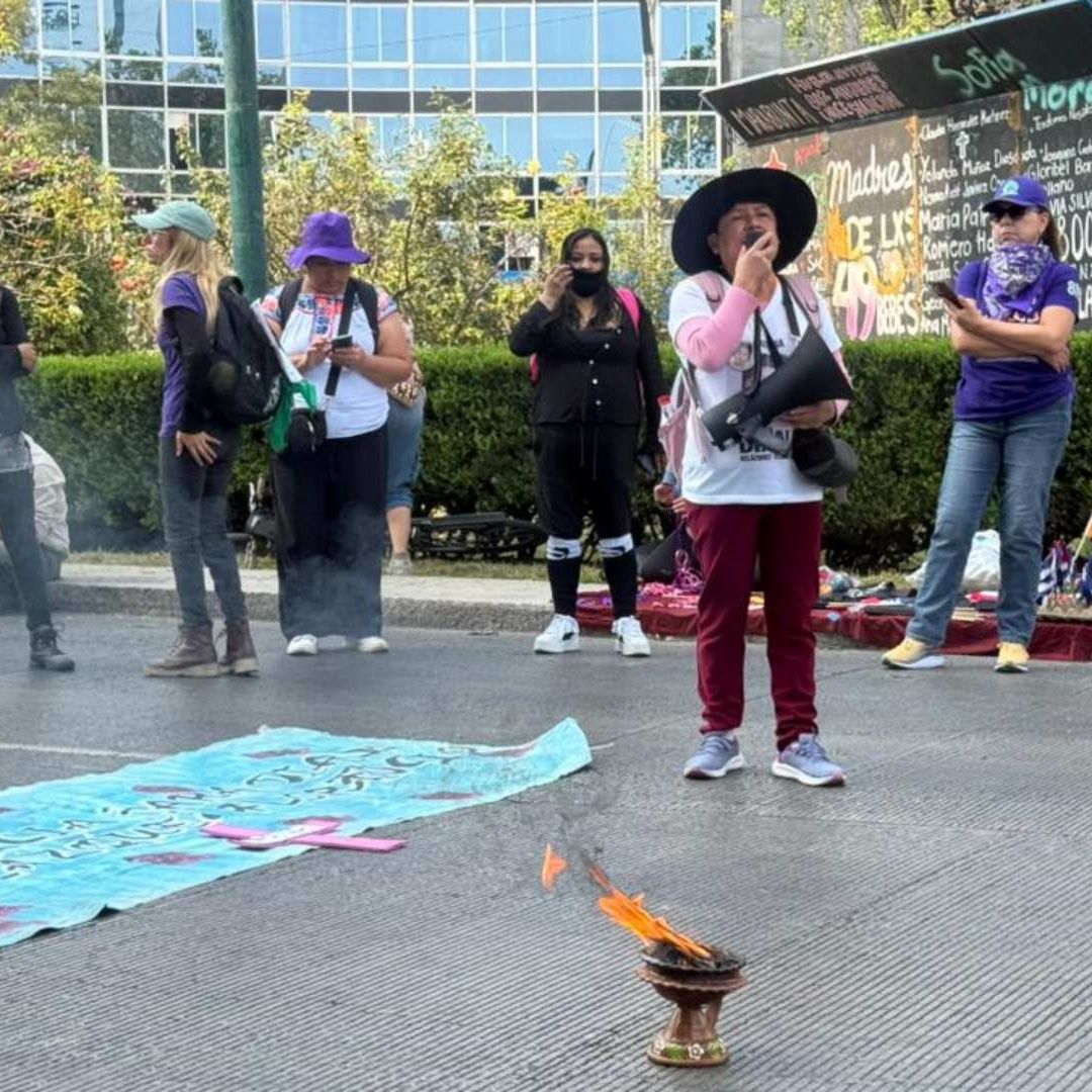 Actividades en el marco del Día Internacional para Eliminar la Violencia contra la Mujer en la CDMX. Foto: N+