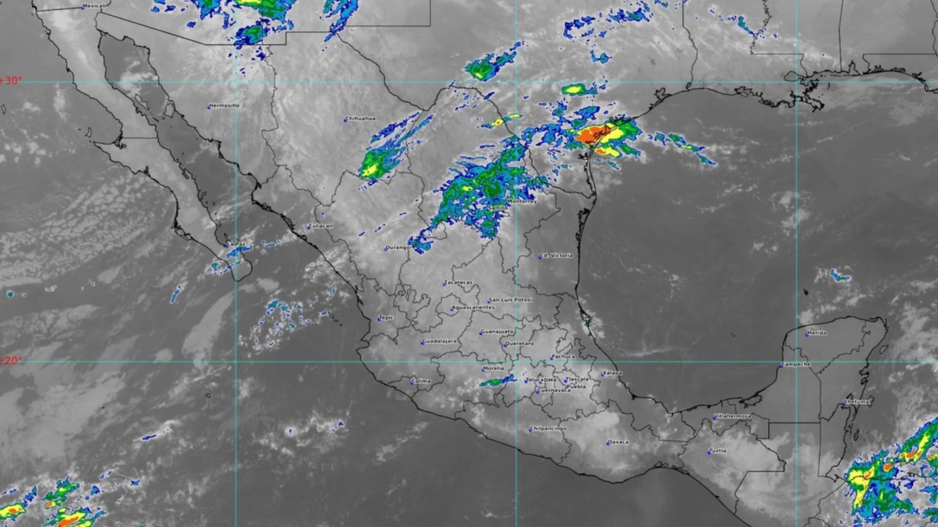 La llegada del frente frío 16 aumentaría la probabilidad de lluvias y tormentas así como de viento arrachado, descargas eléctricas, posibles granizadas en algunas zonas del estado de Veracruz.