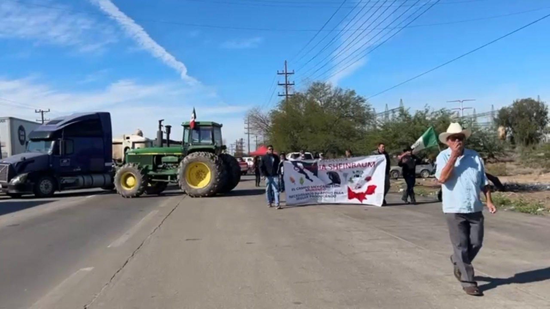 Agricultores Bloquean Carretera Mexicali–San Luis en Protesta Nacional, ¿Cuál es el Motivo?