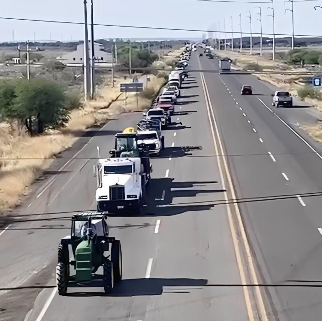 Manifestación de Agricultores y Ganaderos en Coahuila por Nueva Ley de Aguas Nacionales