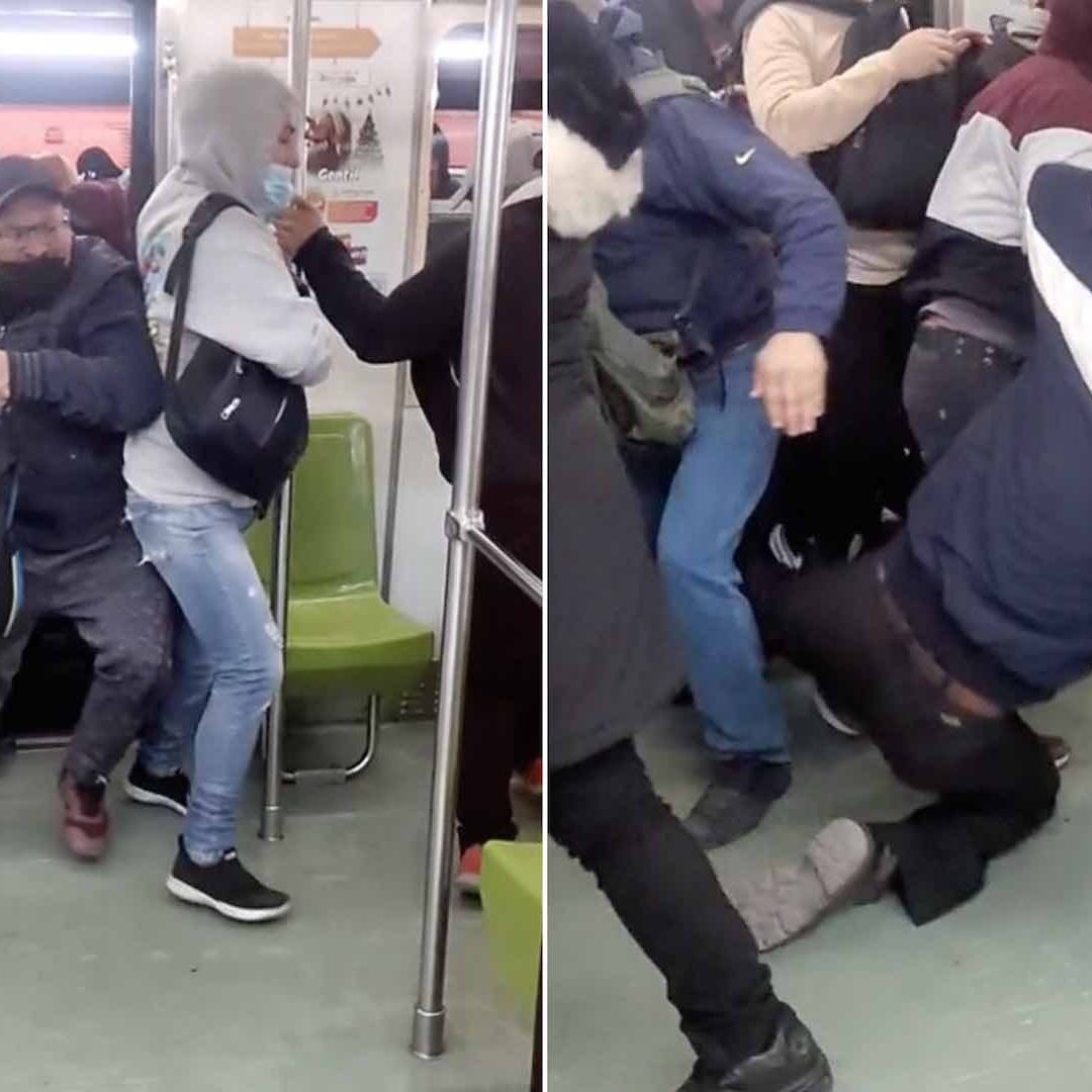Video muestra la lucha cotidiana por conseguir un asiento en el Metro