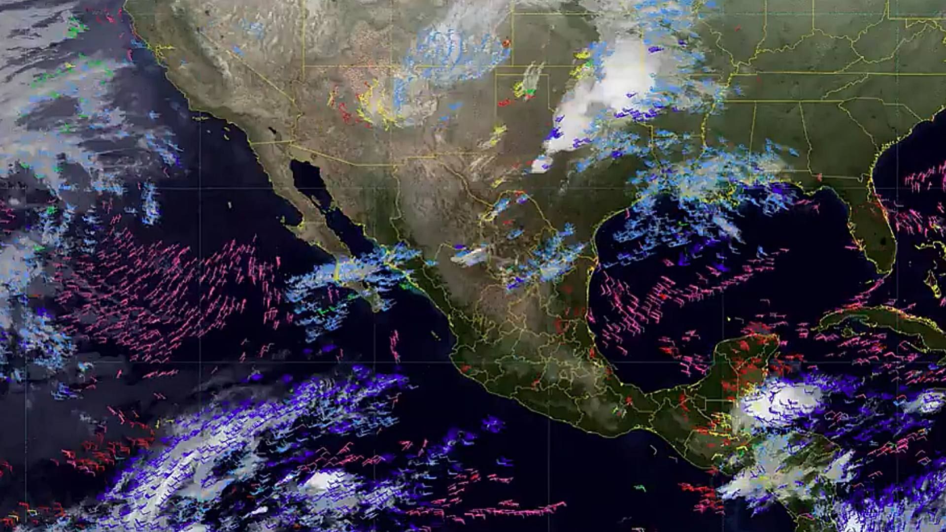 Autoridades de Protección Civil piden tomar precauciones ante el pronóstico de clima severo. Foto: X @CNPC_MX