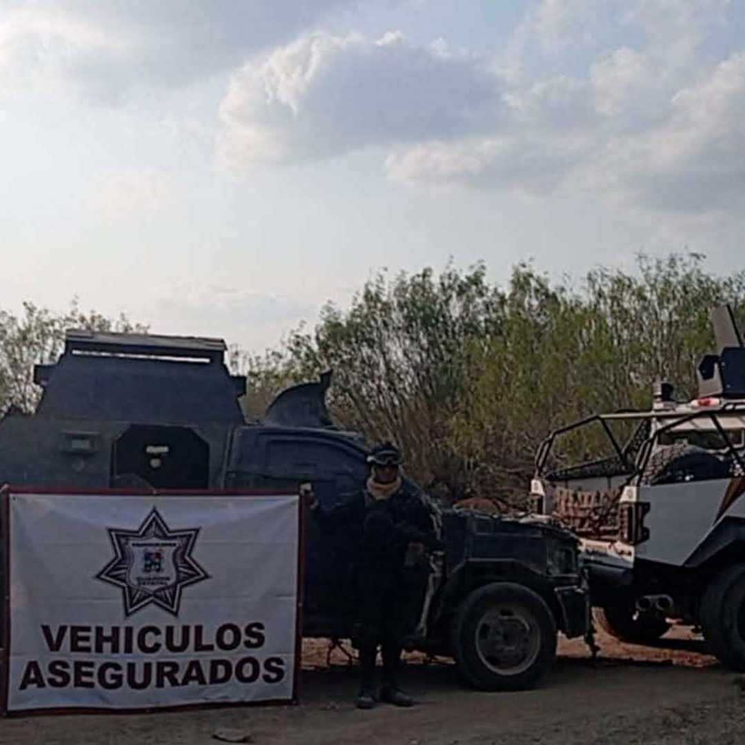 Autoridades Aseguran Vehículo Tipo "Monstruo" en La Nopalera de Reynosa