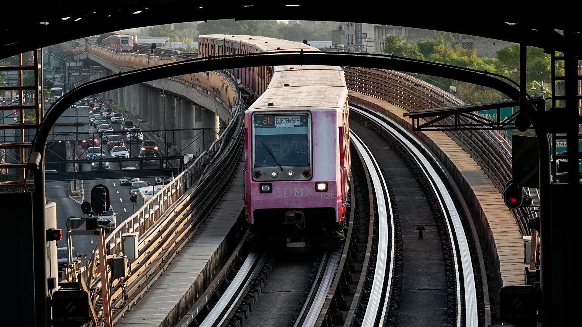 Tramo elevado de la Línea B del Metro CDMX en enero 2024. Foto: Cuartoscuro | Archivo