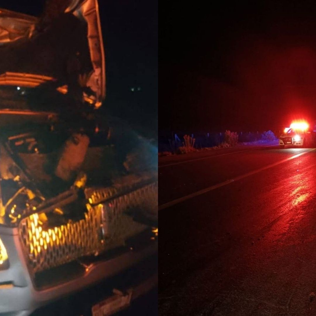 Camioneta Choca Contra Caballo en San Quintín