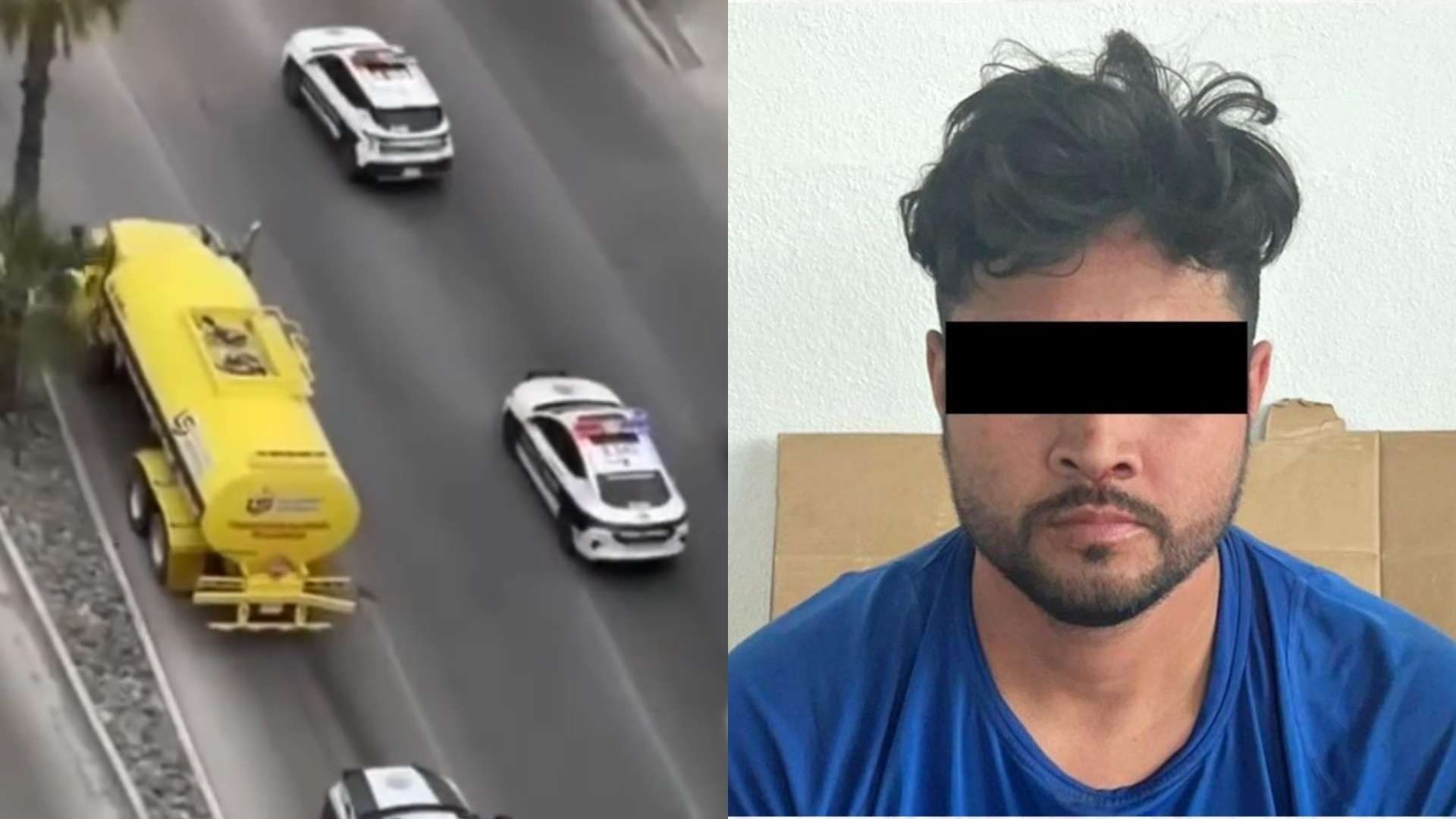 VIDEO: Así Fue la Persecusión de Una Pipa de Combustible en Hermosillo; Hay un Detenido