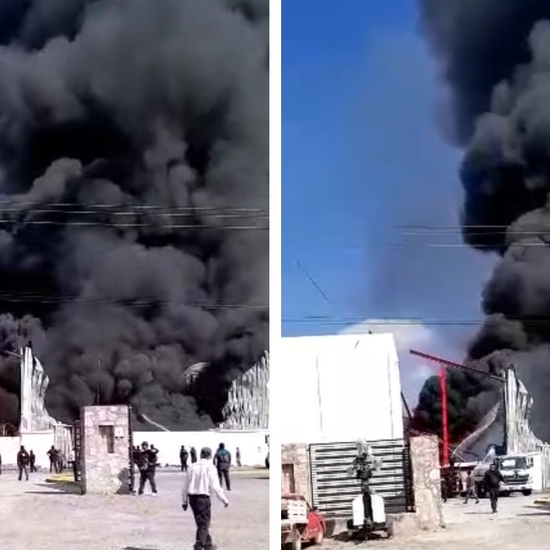 Se incendió una empresa exportadora de frutas y verduras en Aguascalientes