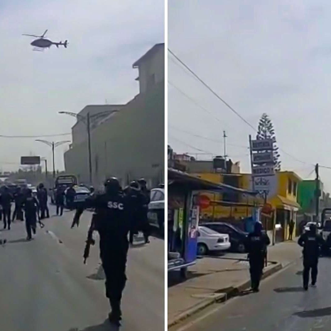 Un helicóptero de la agrupación Cóndor participó en el operativo