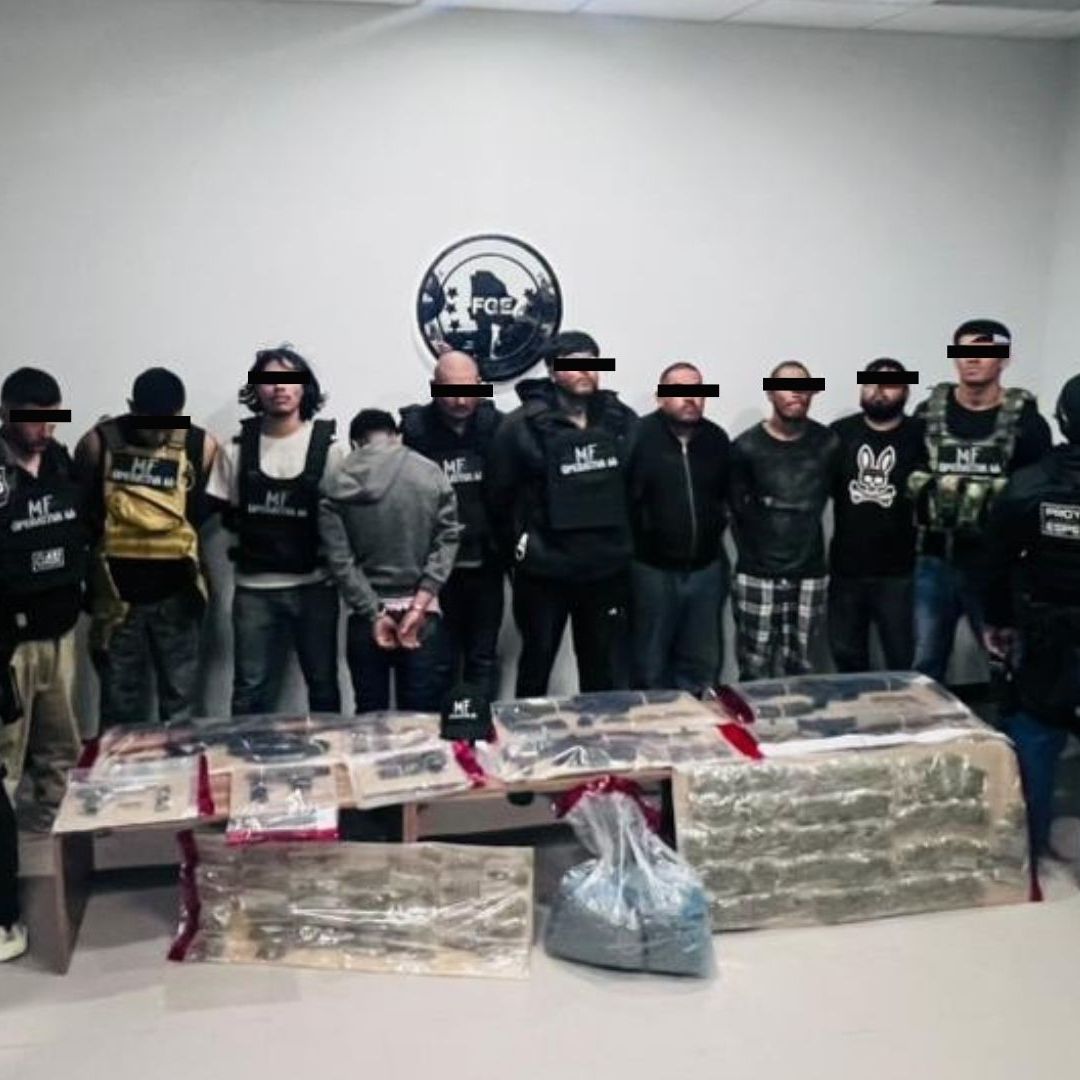Detienen a 10 Personas con Armas y Droga Durante Operativo en Chihuahua