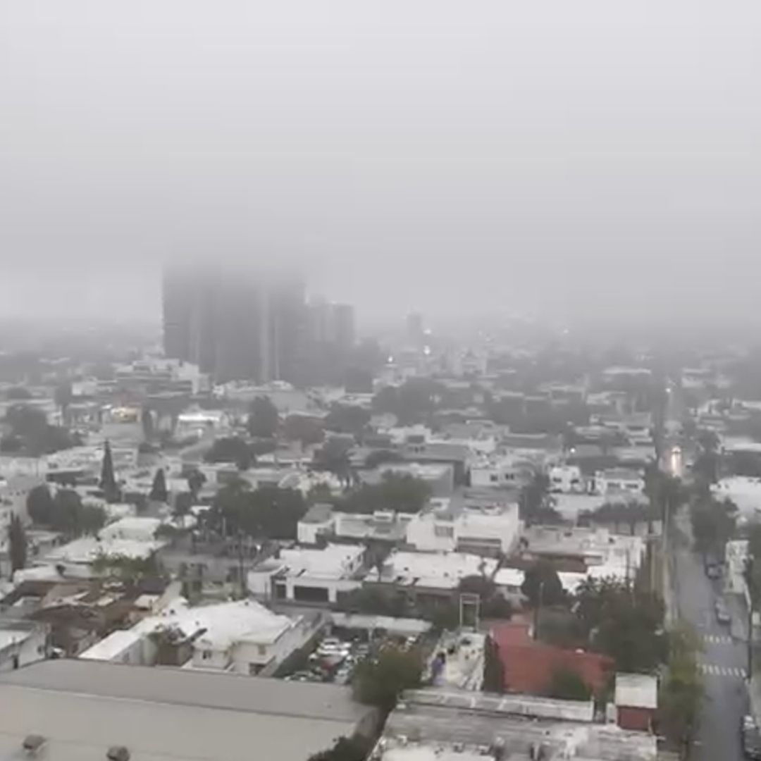 Cielo nublado en Monterrey, Nuevo León