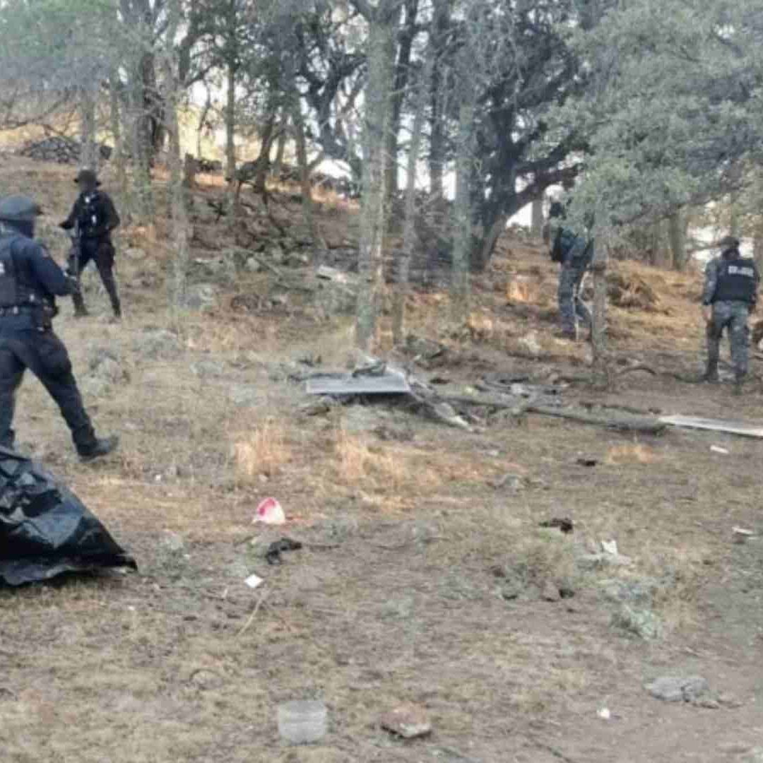 En los campamentos se encontraron alimentos, utensilios de cocina, ropa y otros artículos de uso personal