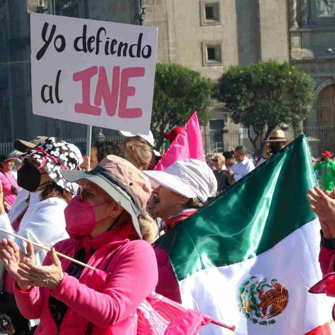 Movilización en Defensa del INE y Contra el Plan B