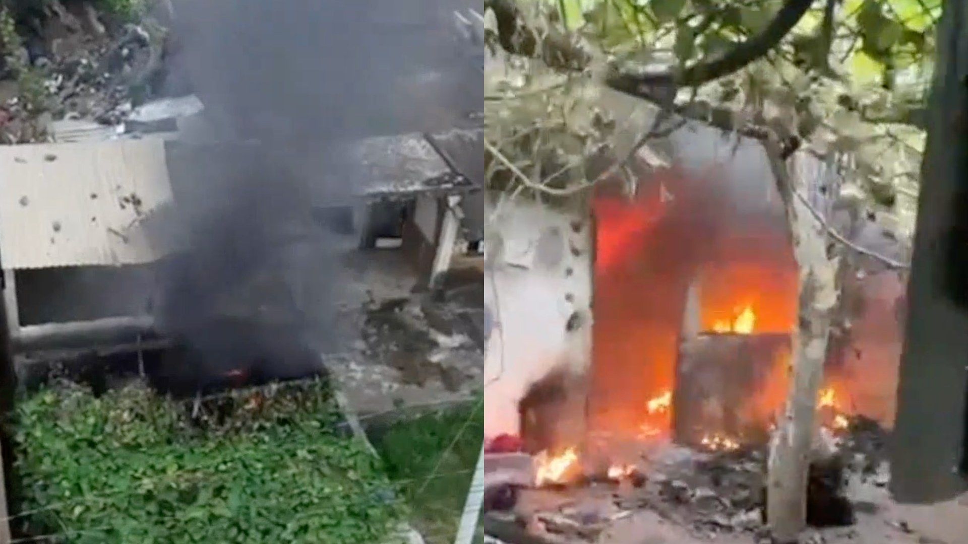 Al punto también se trasladaron elementos de bomberos de Jalapa quienes se encargaron de las tareas de combate al fuego.