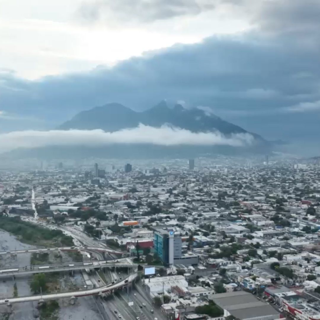 Cielo nublado en Monterrey, Nuevo León