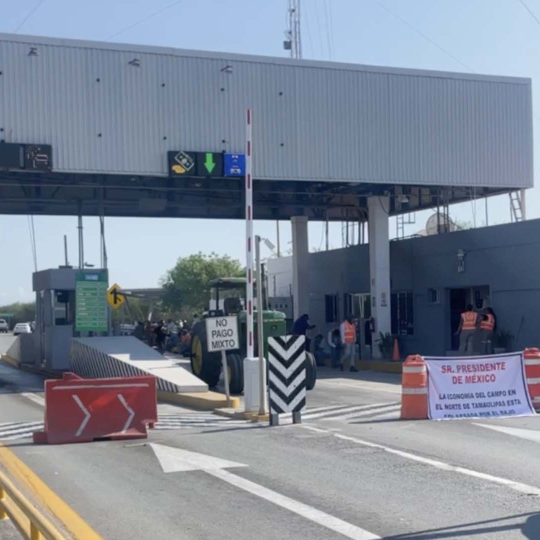 Agricultores Mantienen Bloqueo de Carreteras de Tamaulipas por Tercer Día Consecutivo
