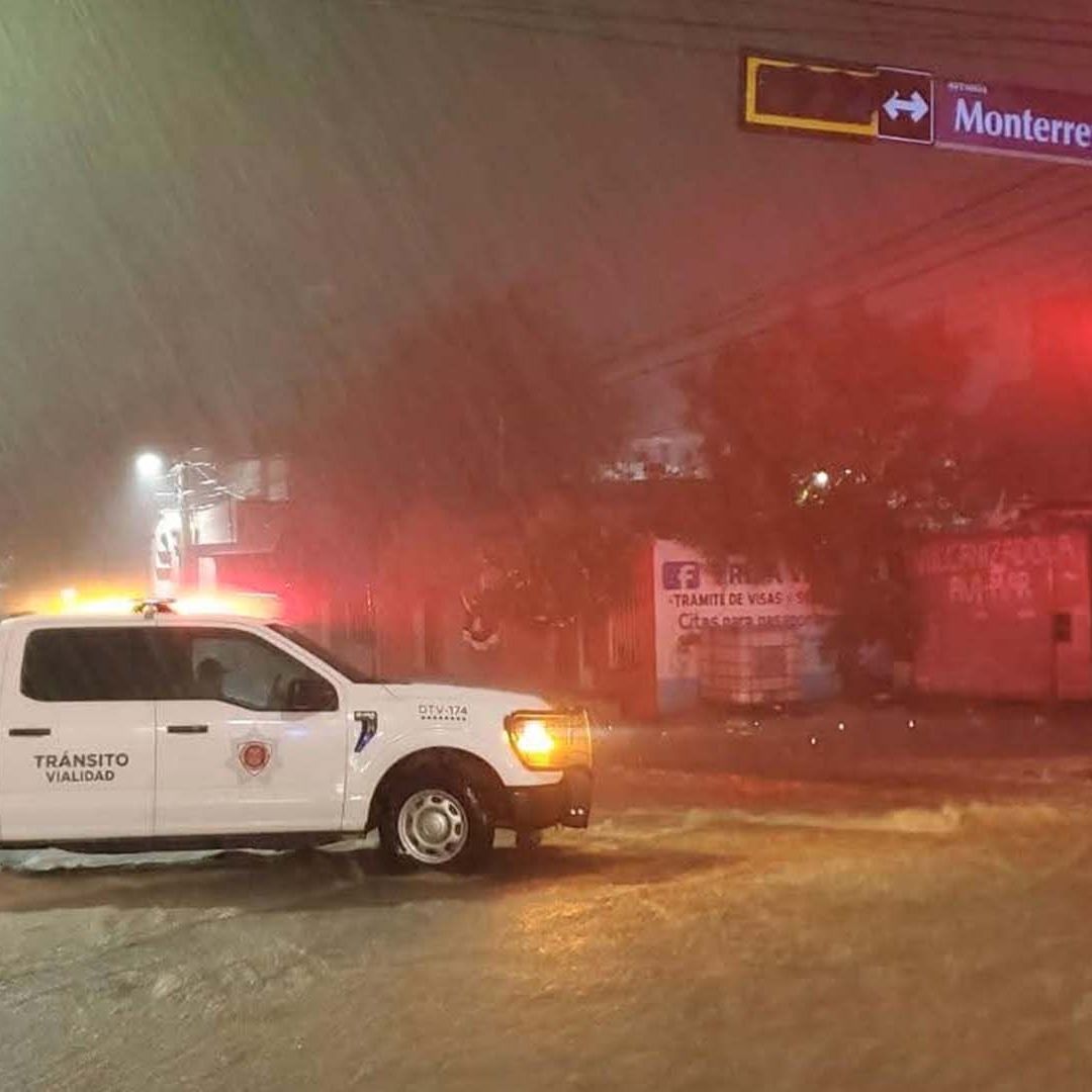 Ingreso Frente Frío 16 a Tamaulipas Deja Zonas Inundadas en Nuevo Laredo