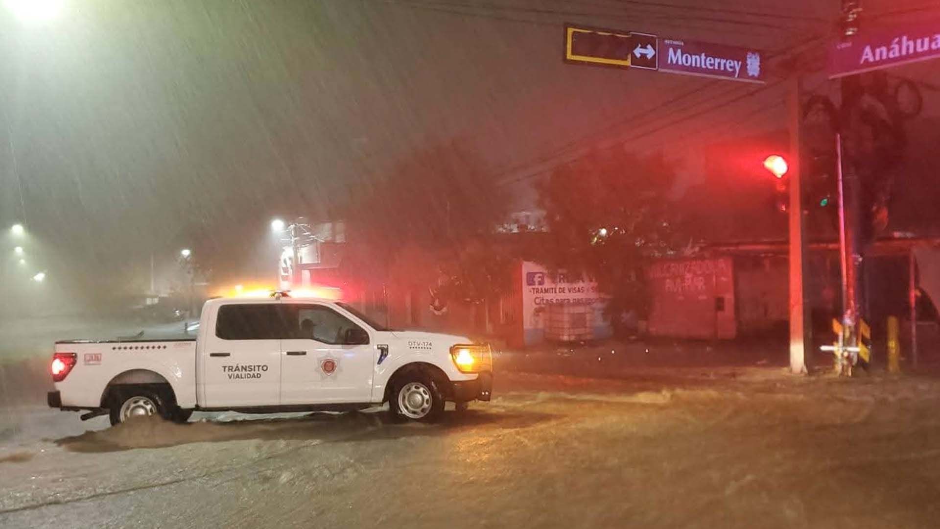 Ingreso Frente Frío 16 a Tamaulipas Deja Zonas Inundadas en Nuevo Laredo
