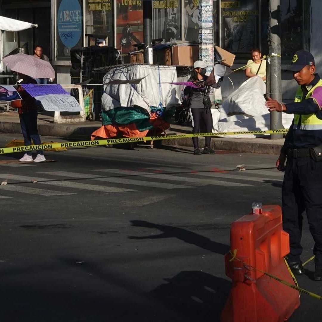 Bloqueo en Río de la Loza, CDMX