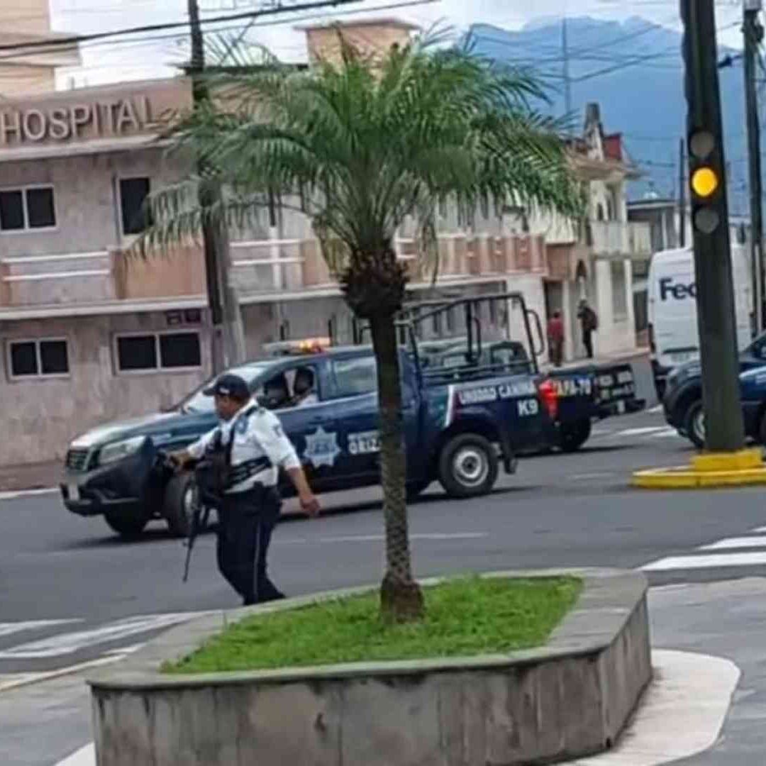 Operativo de seguridad en Orizaba, Veracruz