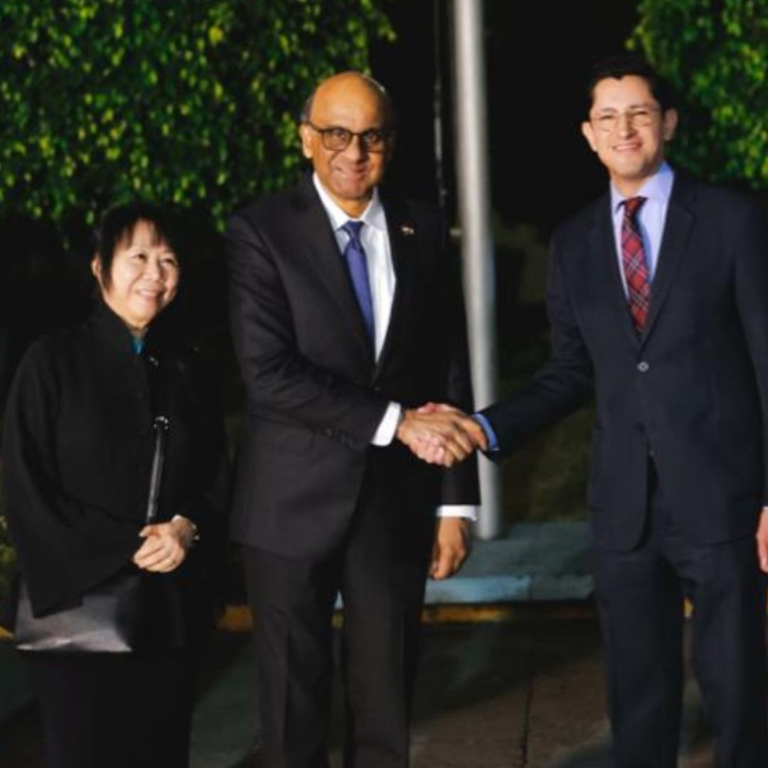 El mandatario de Singapur se reunirá con Sheinbaum en Palacio Nacional.