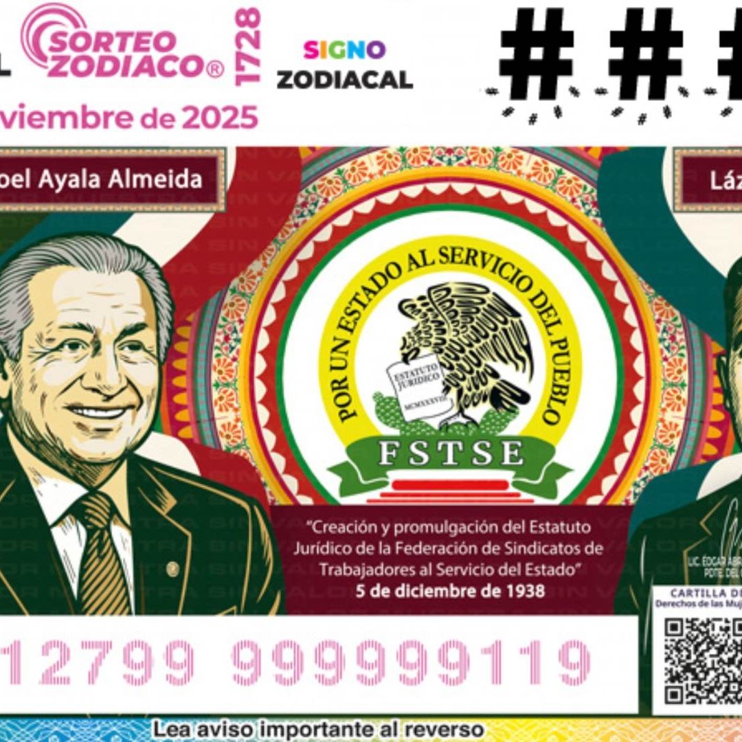 Sorteo Zodiaco 30 de Noviembre 2025 de la Lotería Nacional
